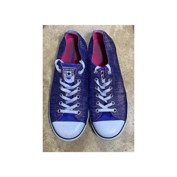 Converse purple metallic shoes - Picture 2 of 7